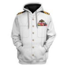 (White,L)Uniformes Históricos del Ejército Patrón 3D Sudadera con Capucha Juegos con disfraces Suéter Hombres Mujeres Chaqueta