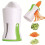 Modern Plastic Vegetable Shredder With 3in1 Cutting Function For Home Cooking 2