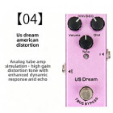 (US Dream)Guitar Effects Unit With Metal Construction For Overload Reverb And Reverb Use
