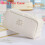 (Beige) Cute Lucky Cat Pen Case Style Soft Cloth Storage Solution Writers Students For 1