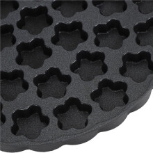 Bubble Waffle Maker, Nonstick Double Side Flower Pattern Egg Waffler Iron, Aluminum Alloy Ice Cream Cone Maker
