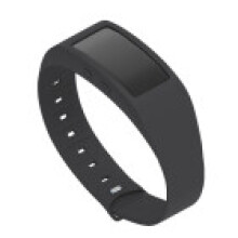(Black,L)Soft Rubber Replwatch Strap Solid Color Fashion Simple Daily Tpu Material