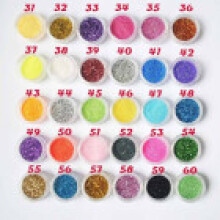 (30pcs)Conjunto de 30 peças cores mistas sombra cosméticos salão glitter pó solto