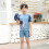 (Space White,4XL)Cartoon Astronaut Swimsuit With Polyester Material For Pool And Fun Beach 2