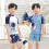 (Shark White,XL)Cartoon Astronaut Swimsuit With Polyester Material For Pool And Fun Beach 3
