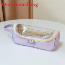 (Purple) Capsule Stationery Space Organizer With Durable Oxford Material And Compact Size For Home Or School Use