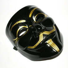 (B) V Fashion For Vendetta Guy Fawkes Mask Anonymous Costumes Cosplay Halloween