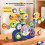 (Dinosaur)Marine Theme Electric Gear Puzzle Blocks With Interactive Assembly Learning And 4