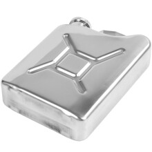 2X Stainless Steel 5Oz Hip Flask Liquor Whiskey Alcohol Fuel Gas Gasoline Can