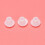 Plastic Round Shaped Cover Screw Cap Lid White 100Pcs for 5mm Dia Hole 6