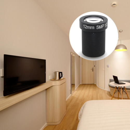 2X Single Board Camera Lens 12mm 5MP HD Network Camera Lens CCTV LENS Camera Accessories 2