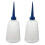2X 250Ml Clear White  Plastic Liquid Glue Applicator Bottle 2