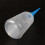 2X 250Ml Clear White  Plastic Liquid Glue Applicator Bottle 4