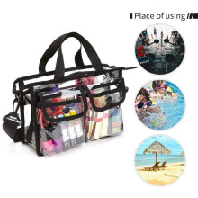 3X Clear -Body Shoulder Bag,Toiletry Organizer Wash Bag - Stadium Approved Purse