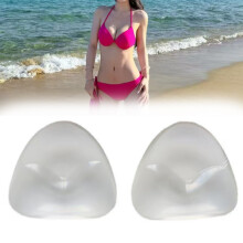 Silicone Bra Inserts Pads, Invisible Bikini Swimsuit Chest Padding for Swimwear Lingerie