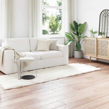 vidaXL Faux Sheepskin Rug TAFALLA White 80 x 250 cm Polyester