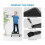 Folding Step Stool, Adjustable Step Stool with Non-Slip Platform, 330 Lbs Capacity, Step Ladder for Adults in Kitchen 2