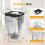 90oz Replacement Jar for Blendtec Blenders,for WildSide+ Container Pitcher for Classic/Designer/Professional Series 7