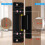 2 Pack Ultra-Thin Hidden Door Hinges, Adjustable Concealed Hinges, Silent Smooth 110 Opening Hinges 4