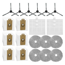 Compatible for Ultenic MC1 Vacuum Cleaner Replacement Parts Side Brush Hepa Filter Mop Cloth Dust Bag Accessories
