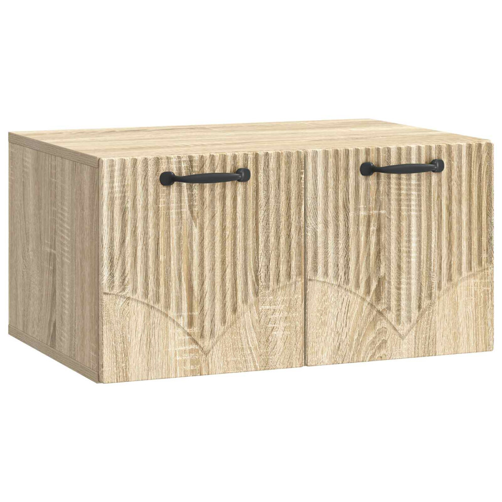 Vidaxl Wall-Mounted Tv Cabinet Sonoma Oak 59.5 X 41 X 30 Cm