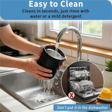 Ice Cream Maker Machine with Pre-Freeze Bowl, Rechargeable Homemade Ice Cream Maker, for Gelato, -Yogurt