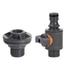 Raccord Rapide de Valve Droite de Réservoir D'Eau 1/2, Adaptateur de Baril D'Eau avec Valve