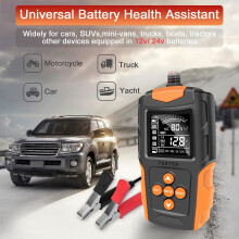 Autobatterietester 12V 24V Automotive CCA Digitaler Autobatterieanalysator Genaues Batteriediagnosetool