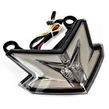 Moto Fanale Posteriore un Led Freno Posteriore Indicatore di Direzione Della Lampada Fanale Posteriore per Z800 Zx6R Z125