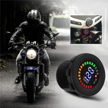2X  12V Uniwersalny Samochód Motocykl Łódź LED Cyfrowy Woltomierz Panel Woltomierz Monitor Wskaźnik Wyświetlacz Akcesoria Samochodowe