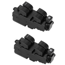 2X Levantador de BotãO de Interruptor de Controle Mestre de Janela Elétrica Elétrica UB9D-66-350 para Ranger T6 2012 2013 2014 2015 2016
