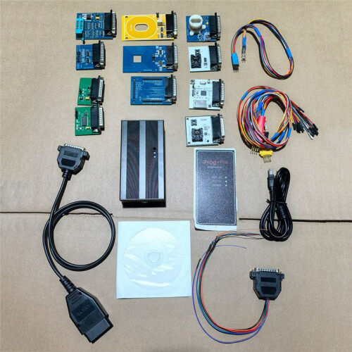 Auto Repair Tool Full Set Iprog+  12 Adapter V85 Iprog 777 Car Key Programmer Tool Supports IMMO+ Until 2020 2