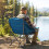 Oversized Camping Chair with Cup Holder - Blue, 500 lbs Capacity 3