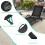 Outdoor Chaise Lounge Set, Adjustable Backrest, Black 7