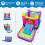 Inflatable Princess Bounce House with Slide & Ball Pit 4