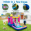 Inflatable Princess Bounce House with Slide & Ball Pit 7