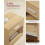 Bedside Table - Wood - Straw Yellow - With Drawer and Open Compartment 4