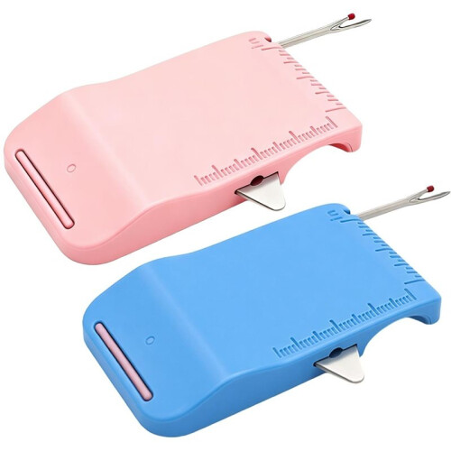 Multifunctional Magnetic Seam Guide, Built-in Seam Ripper &  Guide, Dual-Scale Marking Sewing Machine Guide (2PCS)