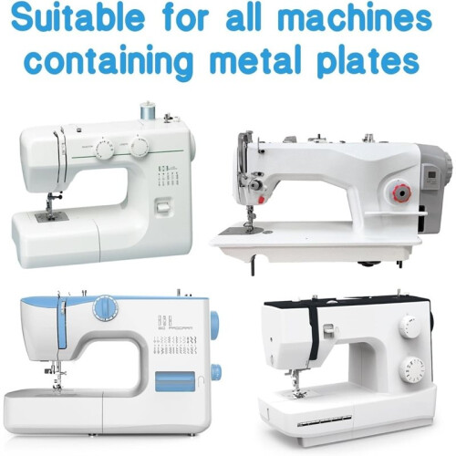 Multifunctional Magnetic Seam Guide, Built-in Seam Ripper &  Guide, Dual-Scale Marking Sewing Machine Guide (2PCS) 1
