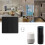 EU Tuya WiFi  Button Wall , Alexa Voice App Remote  Home Light  Three-Way Single Control Black 3