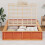 VidaXL vidaXL Bed Frame Wax Brown 120 x 200 cm Solid Pine Wood 3