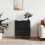 VidaXL vidaXL Sideboard Black Oak 60 x 35 x 70 cm 4