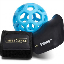 MELELINKS Right Hand,ProSWING Swing Training Aid & Wrist Cradle & Compression Sphere