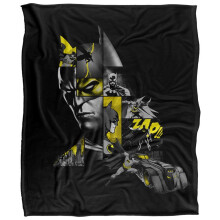 (147cm x 91cm, Multicoloured) Batman Panel Blanket