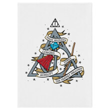 (147cm x 91cm, Multicoloured) Harry Potter Tale Of The Three Brothers Harry Potter Blanket