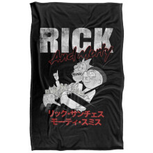 Rick And Morty Manga Throw