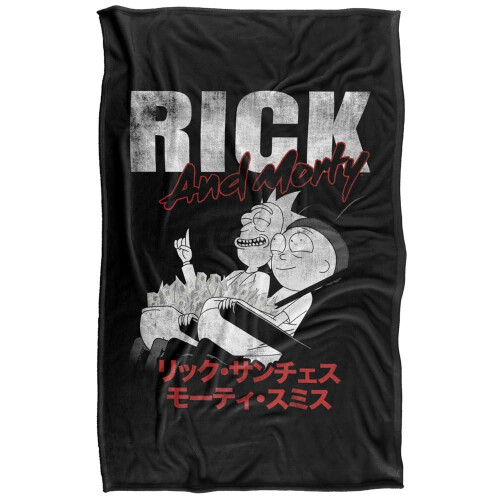 Rick And Morty Rick And Morty Manga Throw