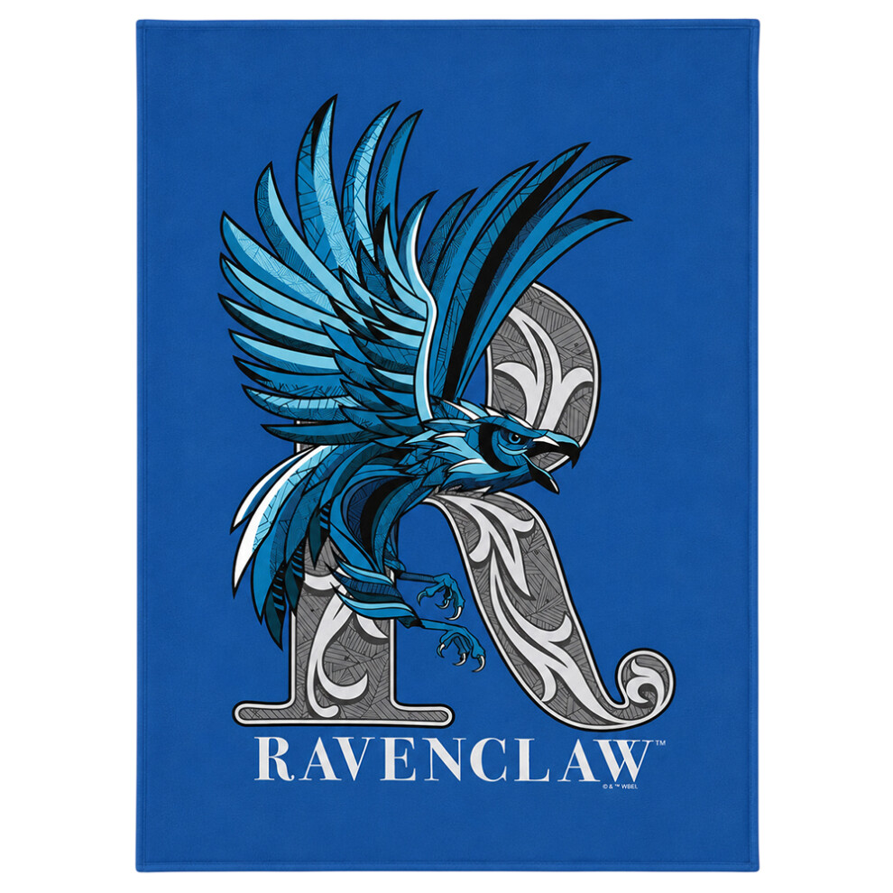 Harry Potter (147Cm X 91Cm, Multicoloured) Fleece Ravenclaw Throw