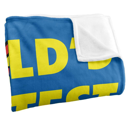 Superman Superman World's Greatest Dad Blanket 1