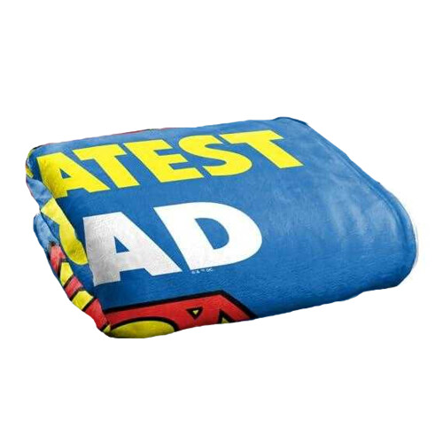Superman Superman World's Greatest Dad Blanket 2